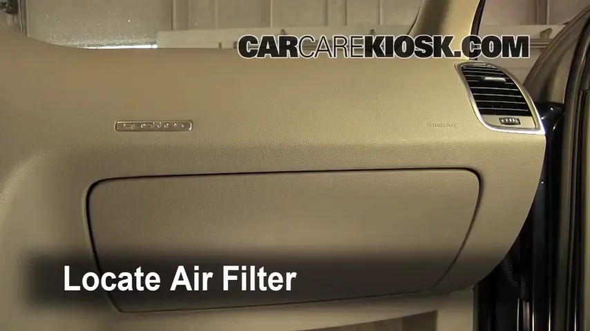 2009 Audi Q7 Premium 3.6L V6 Air Filter (Cabin) Replace